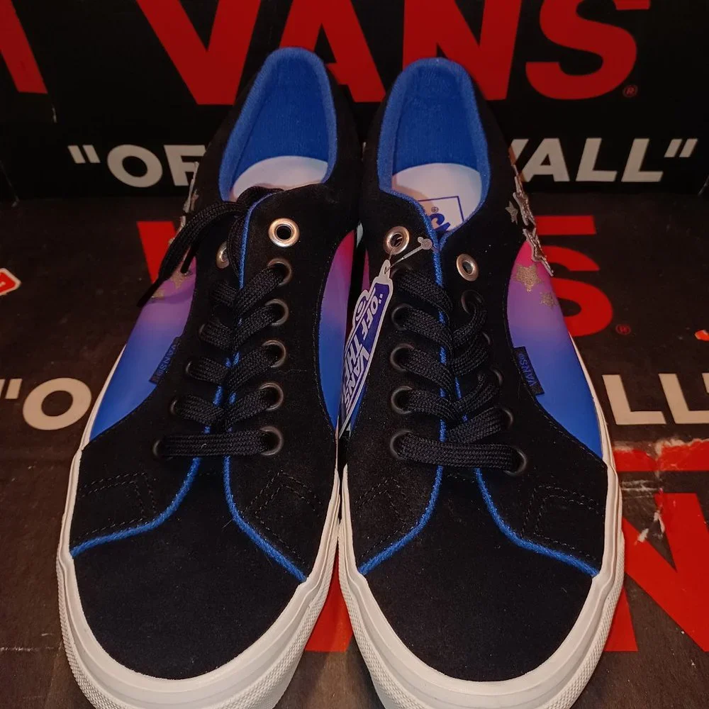 VANS Men's 8.5/Women's 10 Lampin 86 DX x Anaheim Factory Black moon stars Galaxy